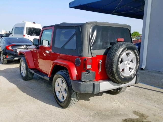 1C4AJWBG2CL155327 - 2012 JEEP WRANGLER S RED photo 3