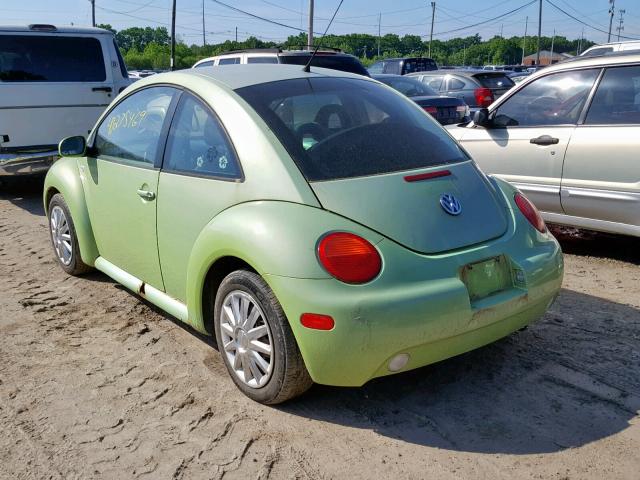 3VWCK21C92M407856 - 2002 VOLKSWAGEN NEW BEETLE Yaşıl foto 3