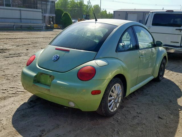 3VWCK21C92M407856 - 2002 VOLKSWAGEN NEW BEETLE Yaşıl foto 4