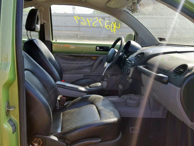 3VWCK21C92M407856 - 2002 VOLKSWAGEN NEW BEETLE Yaşıl foto 5