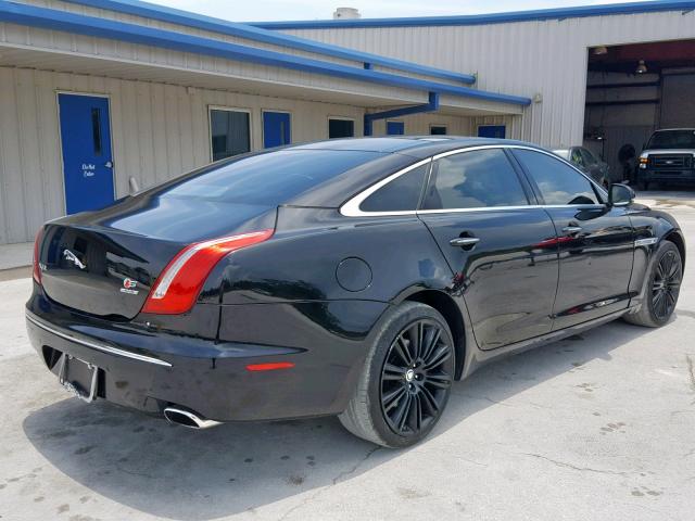 SAJWA2GB2BLV13120 - 2011 JAGUAR XJL BLACK photo 4