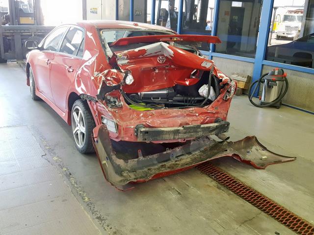 1NXBE40E99Z150946 - 2009 TOYOTA COROLLA XR RED photo 3