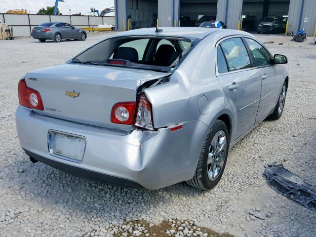 1G1ZC5EB6AF177634 - 2010 CHEVROLET MALIBU 1LT 银色 照片 4