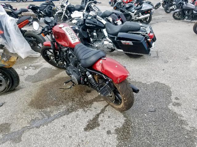 1HD4LE212KC433170 - 2019 HARLEY-DAVIDSON XL883 N RED photo 3