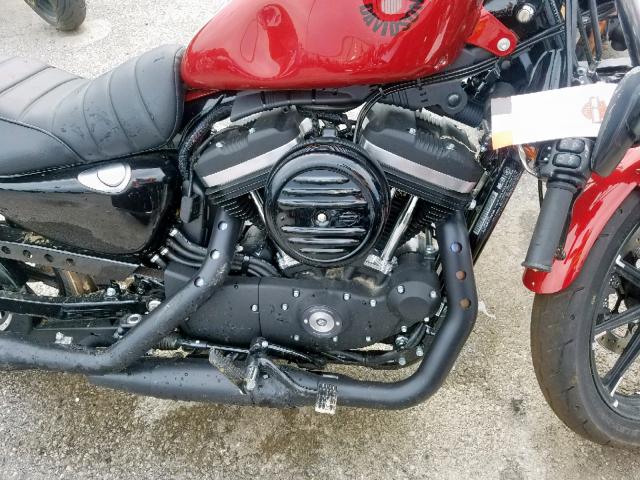 1HD4LE212KC433170 - 2019 HARLEY-DAVIDSON XL883 N RED photo 7