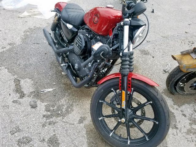 1HD4LE212KC433170 - 2019 HARLEY-DAVIDSON XL883 N RED photo 9