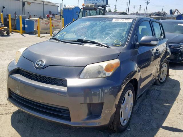 JTKKU10419J044207 - 2009 TOYOTA SCION XD GRAY photo 2