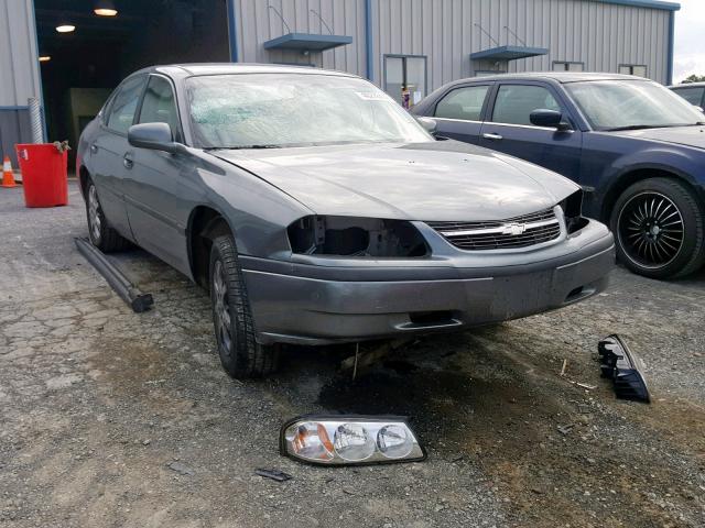 2G1WF52E459337212 - 2005 CHEVROLET IMPALA GRAY photo 1