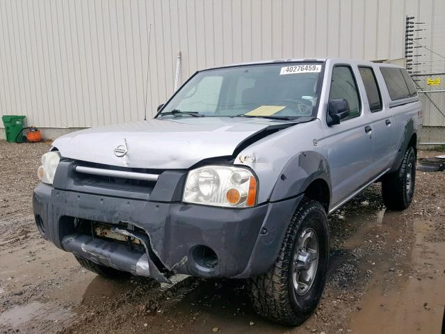 1N6ED29Y03C430061 - 2003 NISSAN FRONTIER C SILVER photo 2