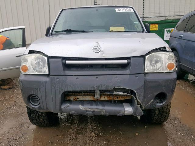 1N6ED29Y03C430061 - 2003 NISSAN FRONTIER C SILVER photo 9