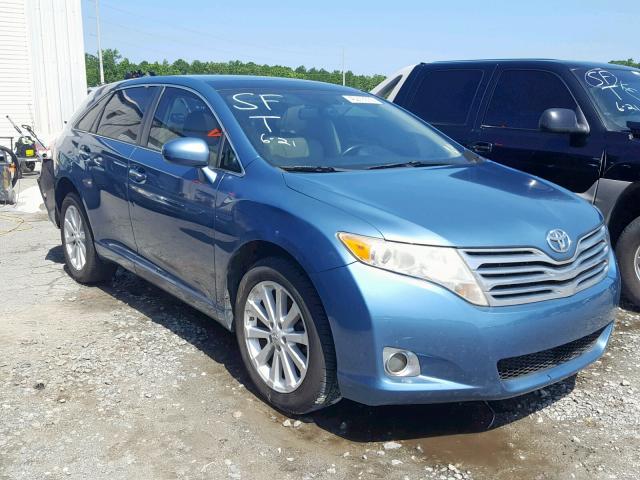 4T3ZA3BB3AU021636 - 2010 TOYOTA VENZA BLUE photo 1