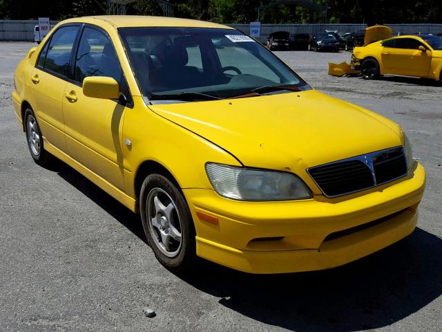 JA3AJ86E93U084639 - 2003 MITSUBISHI LANCER OZ YELLOW photo 1