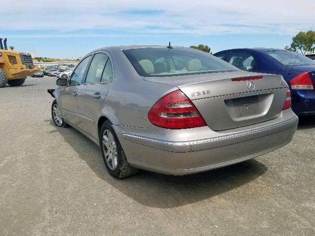 WDBUF26J85A670794 - 2005 MERCEDES-BENZ E 320 CDI BEIGE photo 3