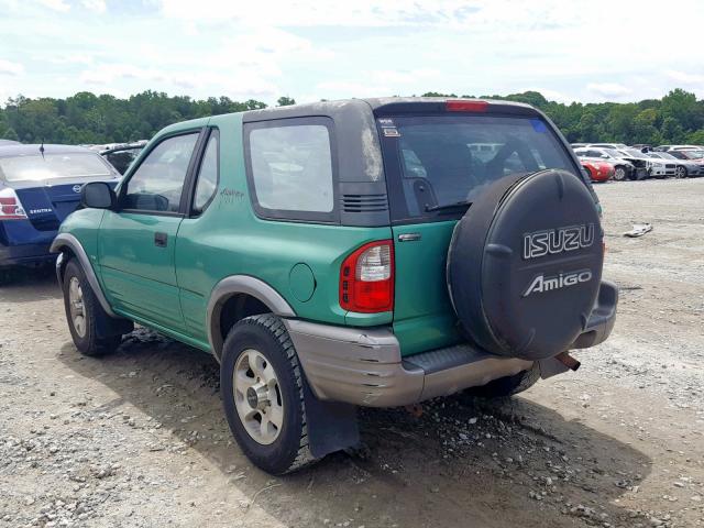 4S2CK57W8Y4304006 - 2000 ISUZU AMIGO GREEN photo 3