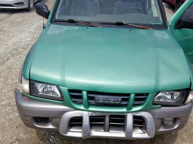 4S2CK57W8Y4304006 - 2000 ISUZU AMIGO GREEN photo 7