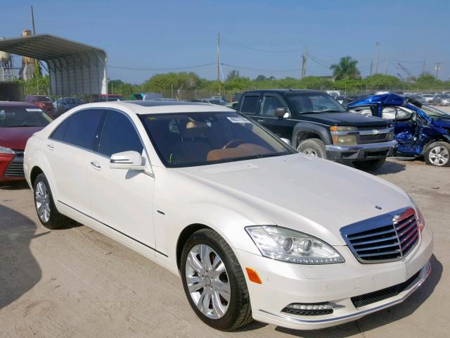 WDDNG9FBXAA310608 - 2010 MERCEDES-BENZ S 400 WHITE photo 1