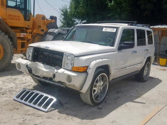 1J8HH582X6C281903 - 2006 JEEP COMMANDER WHITE photo 2
