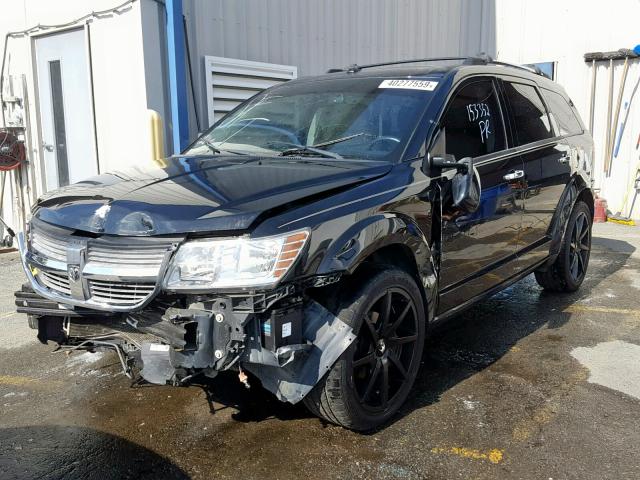 3D4PH9FV7AT239681 - 2010 DODGE JOURNEY R/ BLACK photo 2