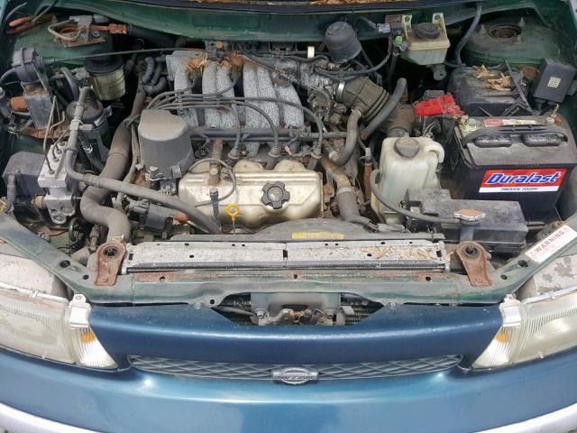 4N2ZN1119WD809520 - 1998 NISSAN QUEST XE GREEN photo 7