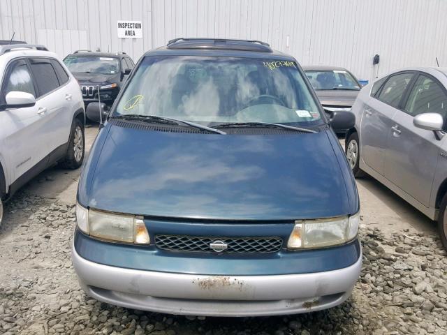 4N2ZN1119WD809520 - 1998 NISSAN QUEST XE GREEN photo 9