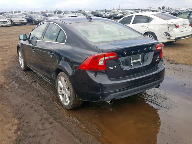 YV1902FH5C2034082 - 2012 VOLVO S60 T6 BLACK photo 3