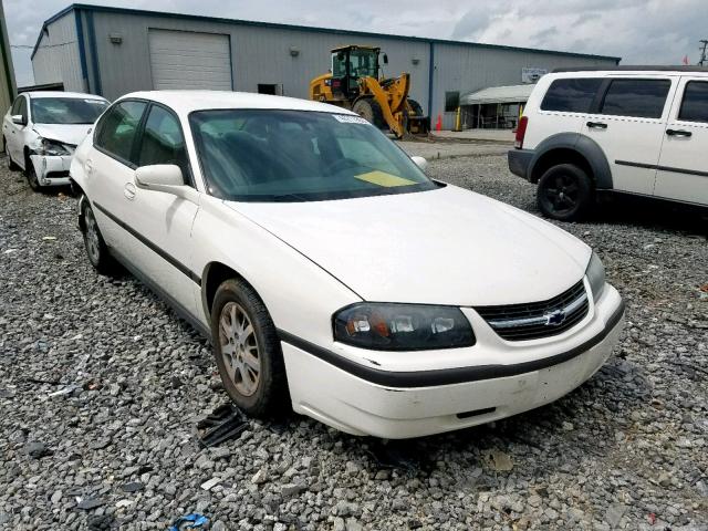 2G1WF52E549419626 - 2004 CHEVROLET IMPALA WHITE photo 1