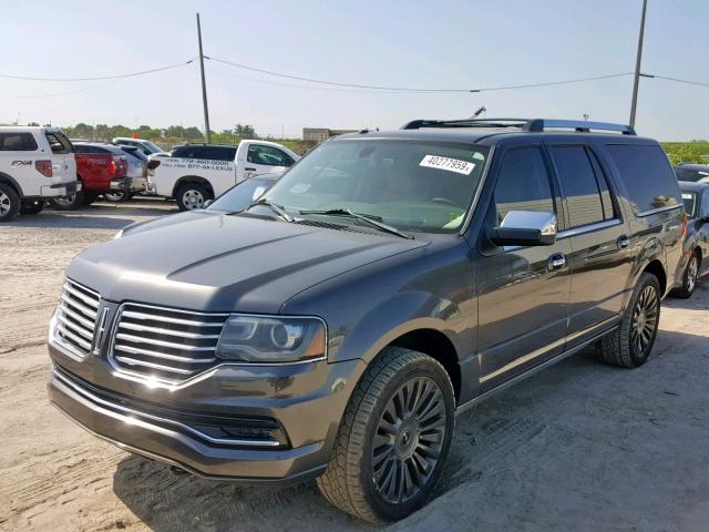 5LMJJ3KT1GEL09704 - 2016 LINCOLN NAVIGATOR 灰色 照片 2