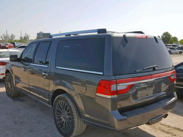 5LMJJ3KT1GEL09704 - 2016 LINCOLN NAVIGATOR 灰色 照片 3