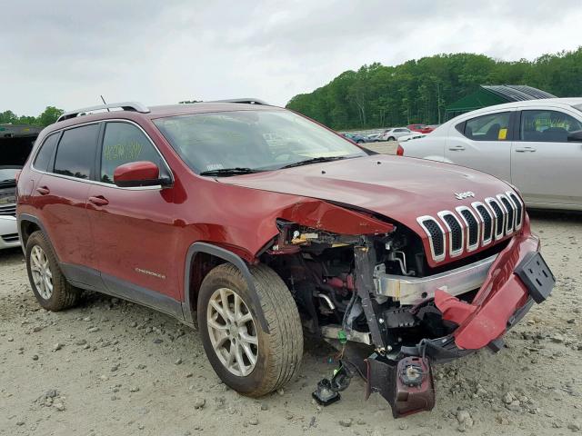 1C4PJMCB9GW147750 - 2016 JEEP CHEROKEE L MAROON photo 1