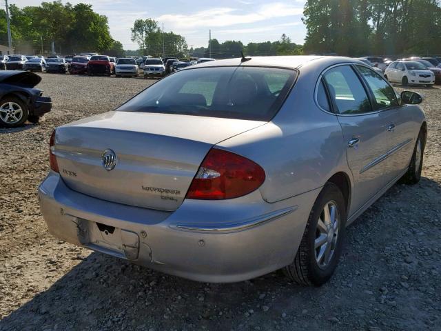 2G4WD582061218126 - 2006 BUICK LACROSSE C GRAY photo 4