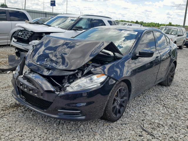 1C3CDFBA4DD155938 - 2013 DODGE DART SXT BLACK photo 2