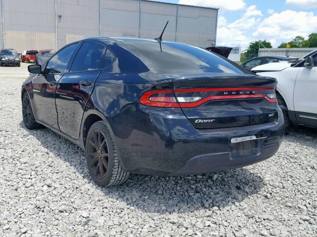 1C3CDFBA4DD155938 - 2013 DODGE DART SXT BLACK photo 3