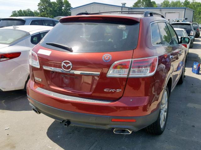 JM3TB38Y470105838 - 2007 MAZDA CX-9 RED photo 4