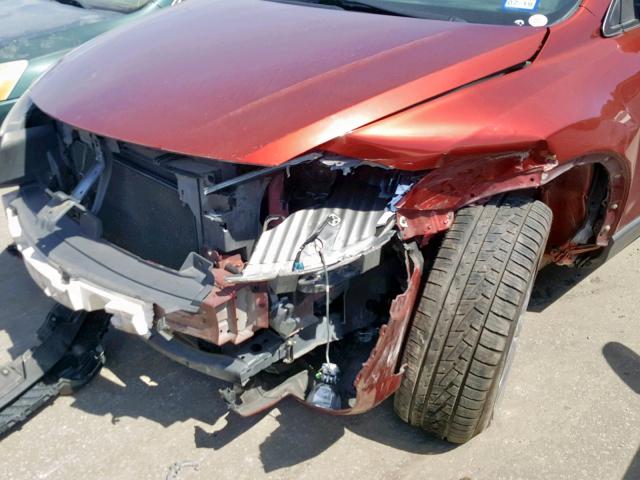 JM3TB38Y470105838 - 2007 MAZDA CX-9 RED photo 9