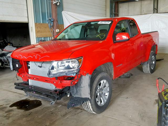 1GCHSCEA1G1104307 - 2016 CHEVROLET COLORADO L RED photo 2