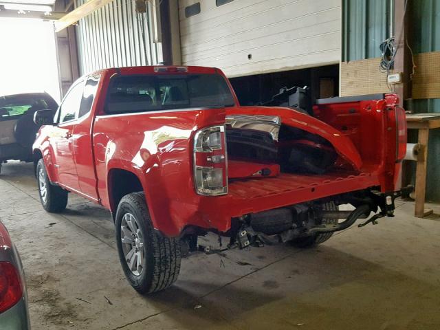 1GCHSCEA1G1104307 - 2016 CHEVROLET COLORADO L RED photo 3