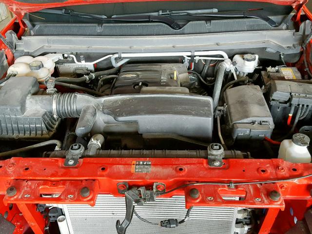 1GCHSCEA1G1104307 - 2016 CHEVROLET COLORADO L RED photo 7