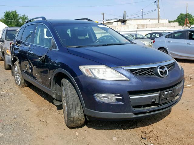 JM3TB38V480137745 - 2008 MAZDA CX-9 BLUE photo 1