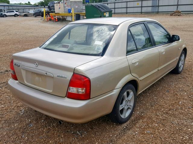 JM1BJ225030140144 - 2003 MAZDA PROTEGE DX TAN photo 4