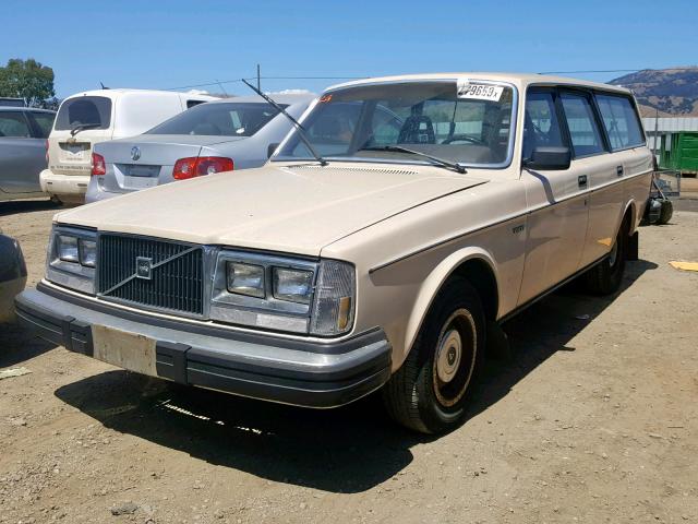 YV1AX4956C1382629 - 1982 VOLVO 245 DL BEIGE photo 2