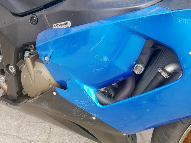 JKBZXJC115A018382 - 2005 KAWASAKI ZX636 C1 BLUE photo 7