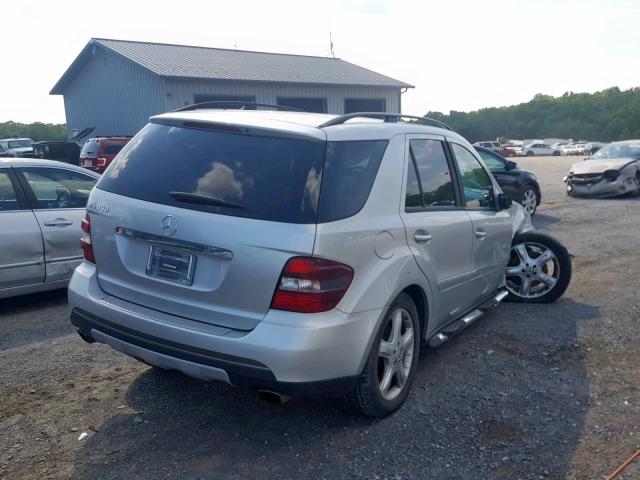 4JGBB86E46A001574 - 2006 MERCEDES-BENZ ML 350 SILVER photo 4