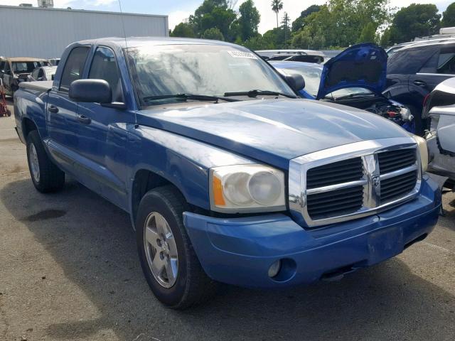 1D7HW58N55S207788 - 2005 DODGE DAKOTA QUA BLUE photo 1