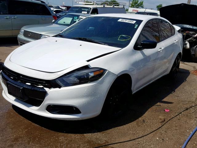 1C3CDFBB7FD159848 - 2015 DODGE DART SXT WHITE photo 2