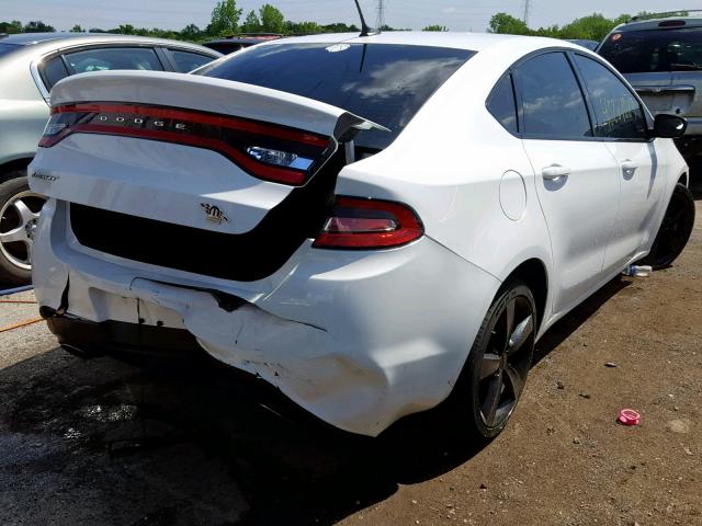 1C3CDFBB7FD159848 - 2015 DODGE DART SXT WHITE photo 4