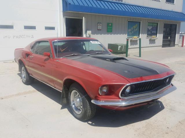 9F02M131214 - 1969 FORD MUSTANG M1 RED photo 1