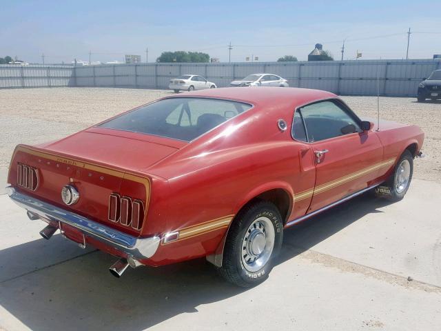 9F02M131214 - 1969 FORD MUSTANG M1 RED photo 4