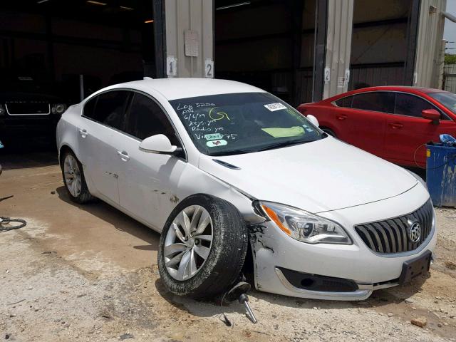 2G4GR5GX6H9124775 - 2017 BUICK REGAL PREM WHITE photo 1