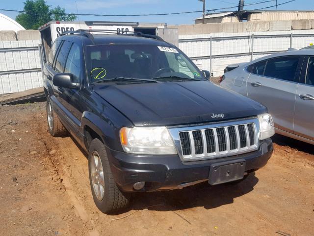 1J4GW58N04C322520 - 2004 JEEP GRAND CHER BLACK photo 1