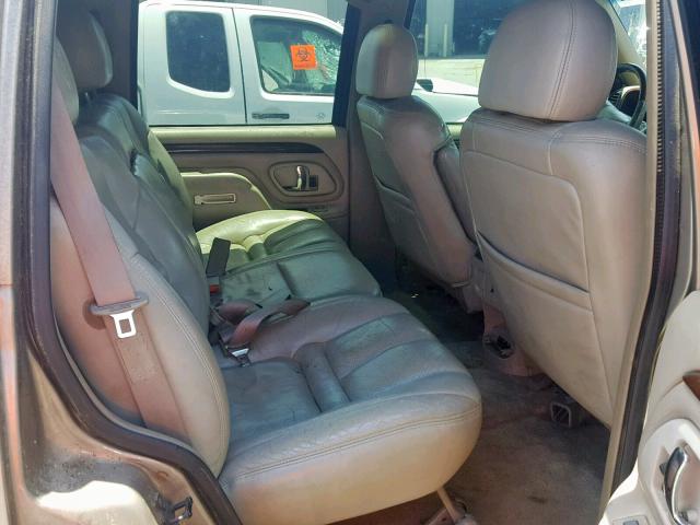 1GYEK13R4XR415340 - 1999 CADILLAC ESCALADE GOLD photo 6